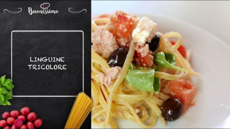 Linguine tricolore