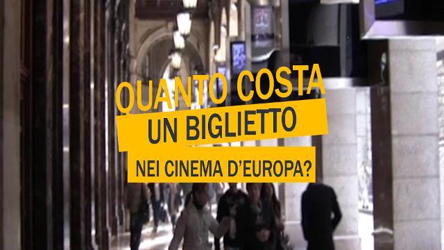 Quanto costa un biglietto del cinema in Europa?