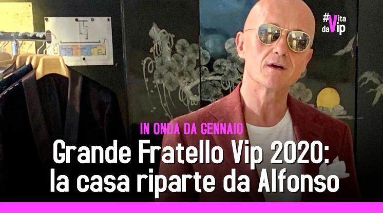 Grande Fratello Vip 2020: la casa riparte da Alfonso
