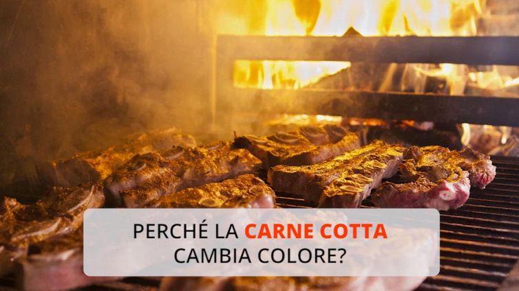 Perché la carne cotta cambia colore?
