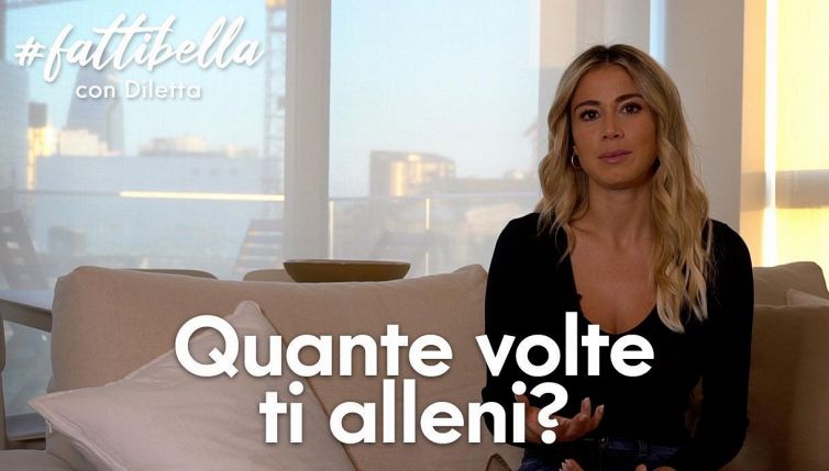 Come si allena Diletta Leotta