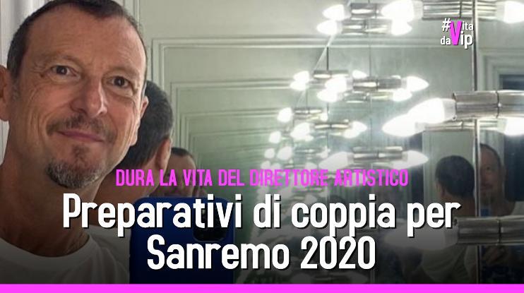 Preparativi di coppia per Sanremo 2020