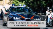 Perché le auto de carabinieri si chiamano 'gazzelle'?