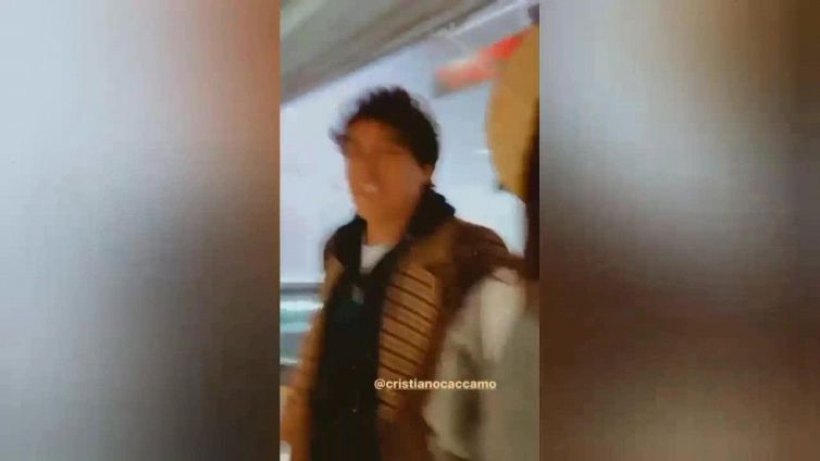 Diana Del Bufalo, ironia in aeroporto con Cristiano Caccamo