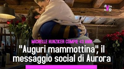 "Auguri mammottina", il messaggio social della figlia Aurora a Michelle Hunziker