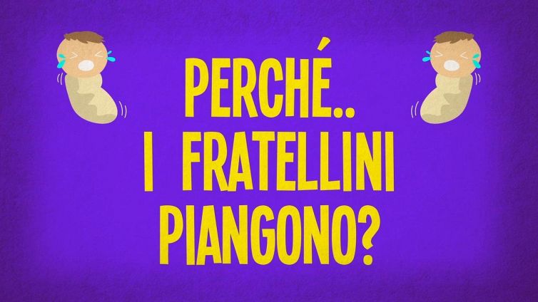 Perché i fratellini piangono?
