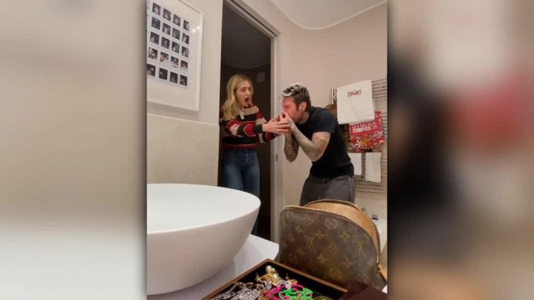 Il terribile scherzo di Fedez a Chiara Ferragni