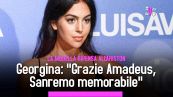 Georgina: "Grazie Amadeus, Sanremo memorabile"