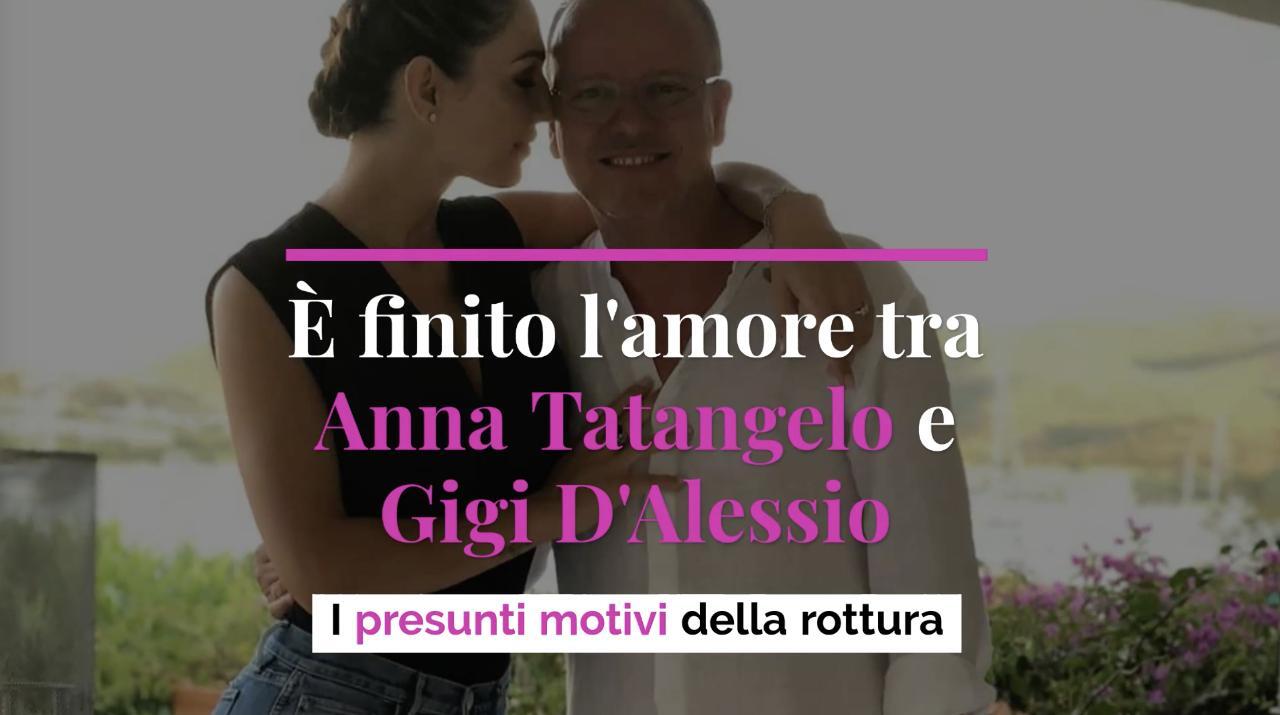 Gigi D'Alessio: «Anna Tatangelo? Le storie finiscono, oggi sono