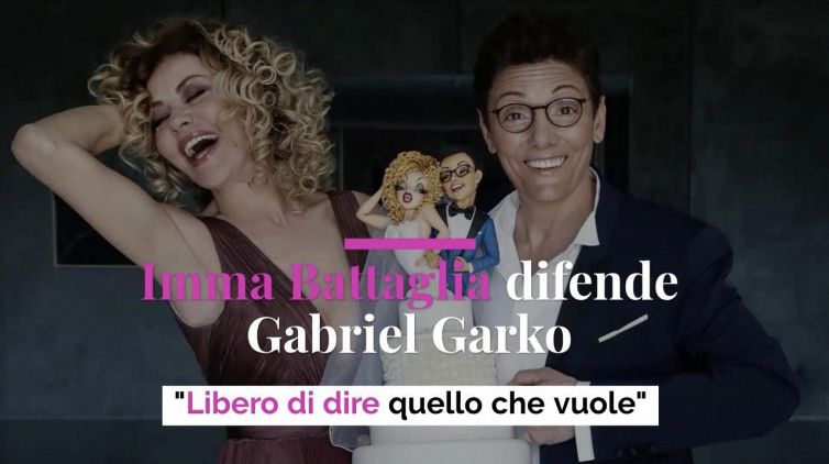 Imma Battaglia difende Gabriel Garko