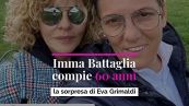 Imma Battaglia compie 60 anni: la sorpresa di Eva Grimaldi