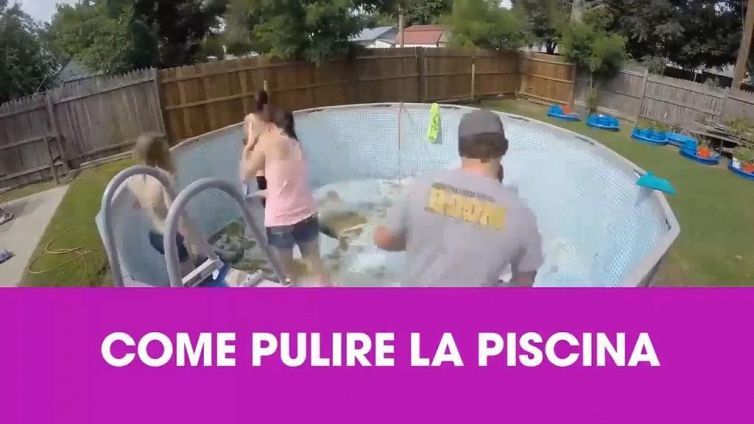 Come pulire per bene la piscina