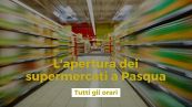 L'apertura dei supermercati a Pasqua, tutti gli orari