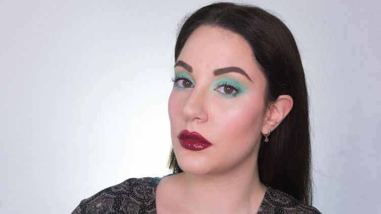 Makeup pastello verde menta