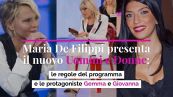 Maria De Filippi presenta il nuovo Uomini e Donne: le regole del programma e le protagoniste Gemma e Giovanna