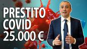 Prestito Covid fino a 25.000 euro