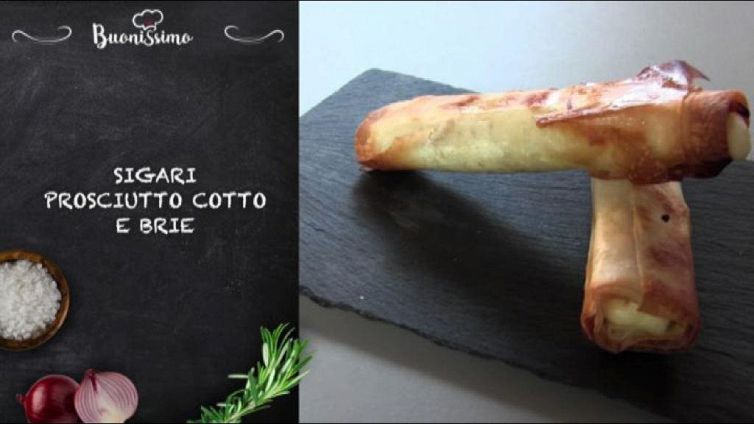 Sigari prosciutto cotto e brie