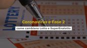 Coronavirus e Fase 2, come cambiano Lotto e Superenalotto