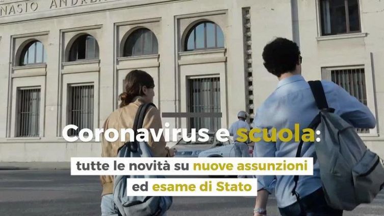 Coronavirus e scuola: tutte le novità su esame di Stato e nuove assunzioni