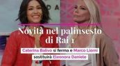 Novità nel palinsesto di Rai 1: Caterina Balivo si ferma e Marco Liorni sostituirà Eleonora Daniele