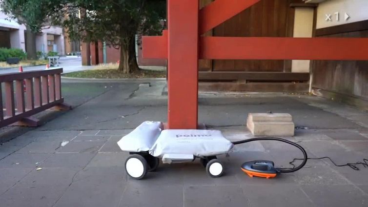 Ecco lo scooter elettrico, portatile e 'gonfiabile'