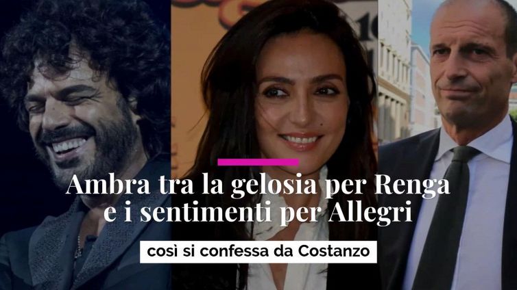 Ambra tra la gelosia per Renga e i sentimenti per Allegri così si confessa da Costanzo