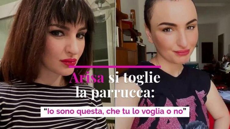 Arisa si toglie la parrucca: “Io sono questa, che tu lo voglia o no”