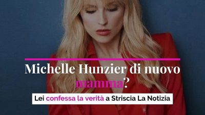 Michelle Hunziker di nuovo mamma? Lei confessa la verità a Striscia La Notizia