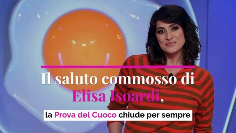 Il saluto commosso di Elisa Isoardi, la Prova del Cuoco chiude per sempre