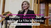 Lorella Cuccarini dice addio a La Vita in Diretta e accusa il collega in una lettera