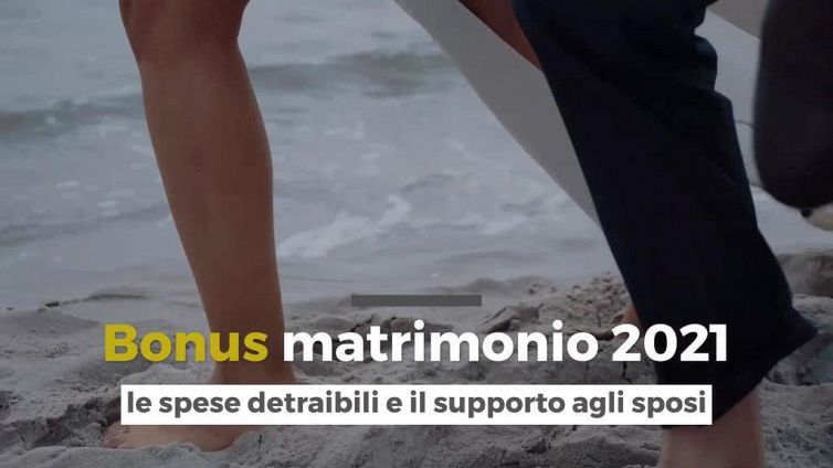 Bonus matrimonio 2021: le spese detraibili e il supporto agli sposi