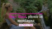 Ilary Blasi picnic in montagna con Totti e i figli