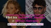 Flirt tra Stefano De Martino e Alessia Marcuzzi, lei replica sui social e Belen arriva a Napoli