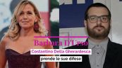 Barbara D’Urso, Costantino Della Gherardesca prende le sue difese
