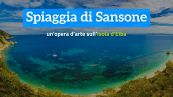 Spiaggia di Sansone, un'opera d'arte sull'Isola d'Elba