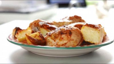 Ricette Cosce di pollo con patate