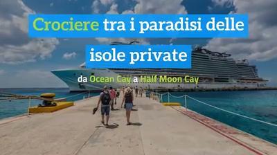 Crociere tra i paradisi delle isole private: da Ocean Cay a Half Moon Cay
