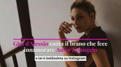 Gigi d'Alessio canta il brano che fece innamorare Anna Tatangelo, e lei è bellissima su Instagram