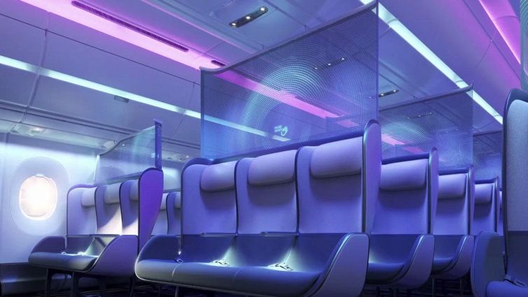 Come saranno le cabine degli aerei anti-Covid