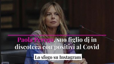 Paola Perego, suo figlio dj in discoteca con positivi al Covid: lo sfogo su Instagram