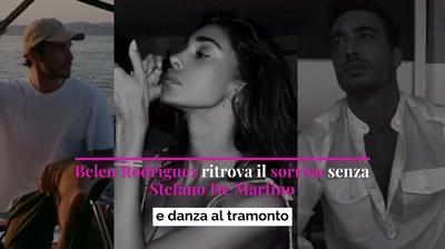 Belen Rodriguez ritrova il sorriso senza Stefano De Martino e danza al tramonto