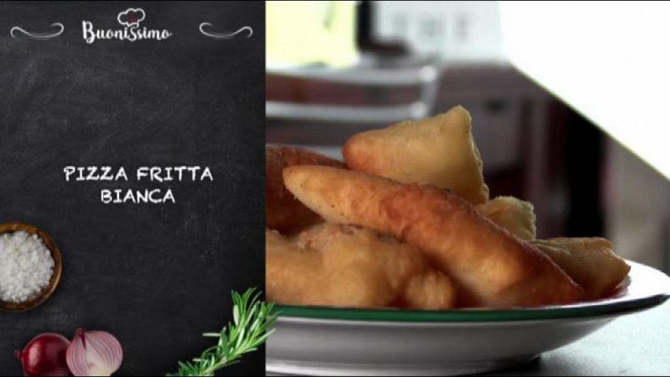 Pizza fritta bianca