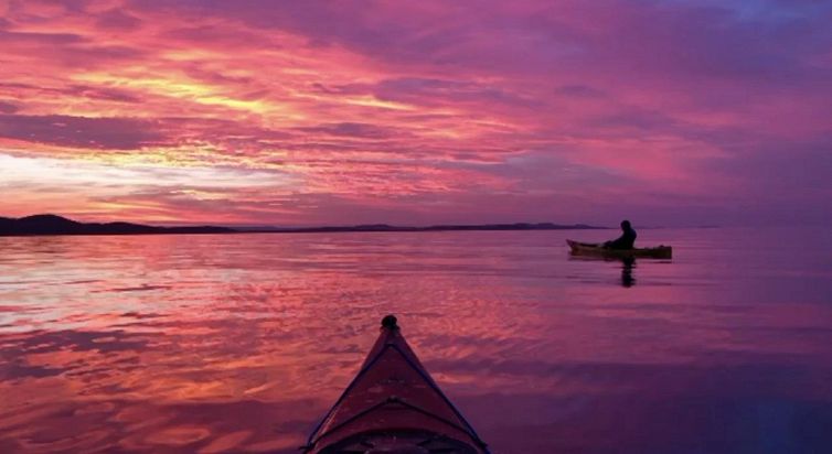 Sembra dipinto ma non lo è, il tramonto perfetto esiste
