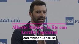 Alberto Matano, la lite con Lorella Cuccarini, così replica alle accuse