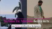 Stefano De Martino brilla in tv, ma Belen si diverte e lo ignora