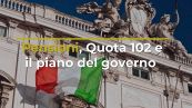 Pensioni, Quota 102 e il piano del governo