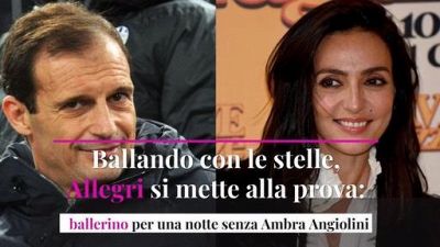 Ballando con le stelle, Allegri si mette alla prova: ballerino per una notte senza Ambra Angiolini