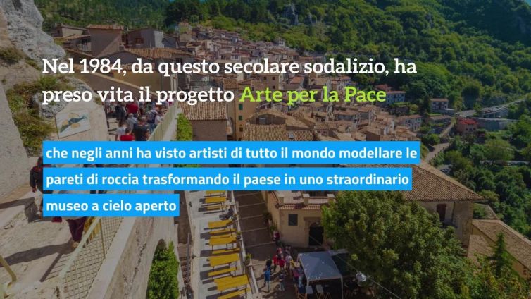 Cervara, i volti nella roccia che danno vita alla montagna degli artisti