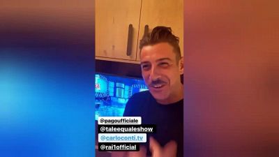 Tale e quale show, Gabbani commenta l'esibizione di Pago