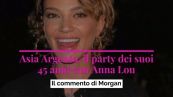 Asia Argento, il party dei suoi 45 anni con Anna Lou, il commento di Morgan